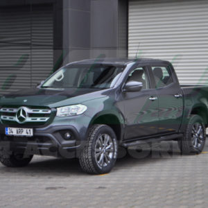 Praguri laterale din otel inoxidabil Mercedes X-class cod OV005 Premium Black