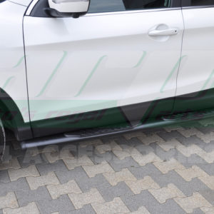 Praguri laterale din otel inoxidabil Nissan Qashqai cod OV005 Premium Black