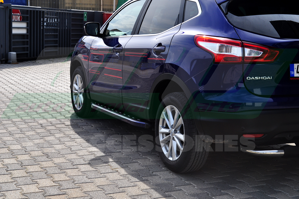Praguri laterale aluminiu Nissan Qashqai 2014+ cod NS004 Newstar Colour