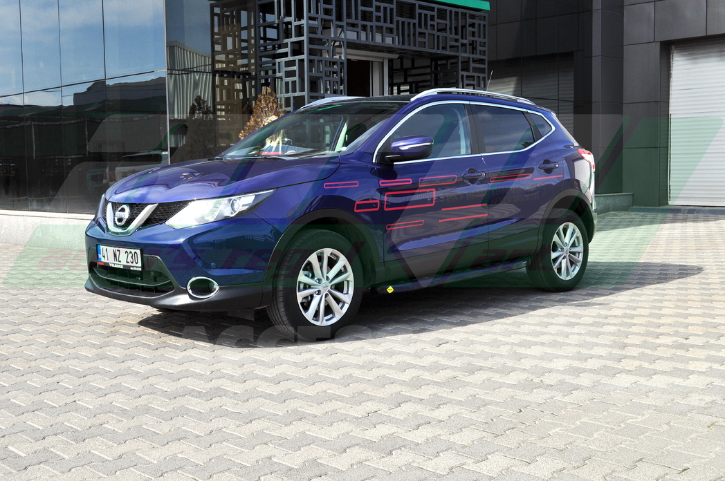 Praguri laterale aluminiu Nissan Qashqai 2014+ cod NS004 Newstar Colour Praguri laterale aluminiu Nissan Qashqai 2014+ cod NS004 Newstar Colour