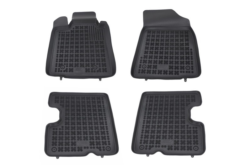 Covorase Presuri Auto Negru din Cauciuc compatibil cu DACIA Logan MCV 2008- 4 Covorase Presuri Auto Negru din Cauciuc compatibil cu DACIA Logan MCV 2008-