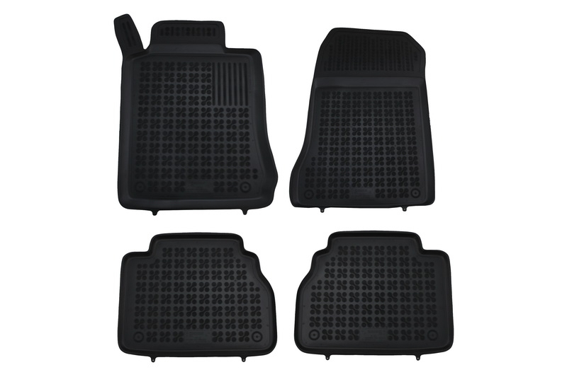 Covorase Presuri Auto Negru din Cauciuc compatibil cu MERCEDES W210 E-Class 1995-2003