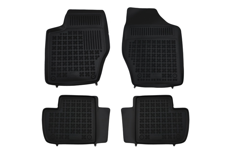 Covorase Presuri Auto Negru din Cauciuc compatibil cu PEUGEOT 308 2007-2013
