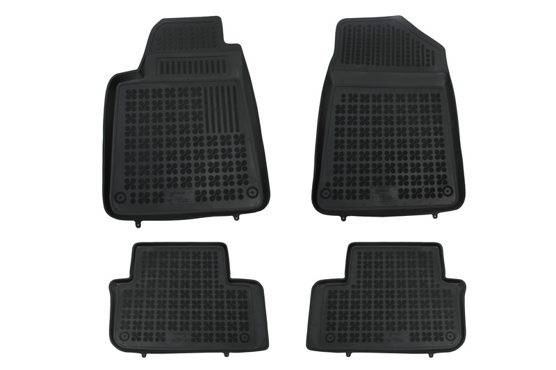 Covorase Presuri Auto Negru din Cauciuc compatibil cu PEUGEOT 407 04/2004- .