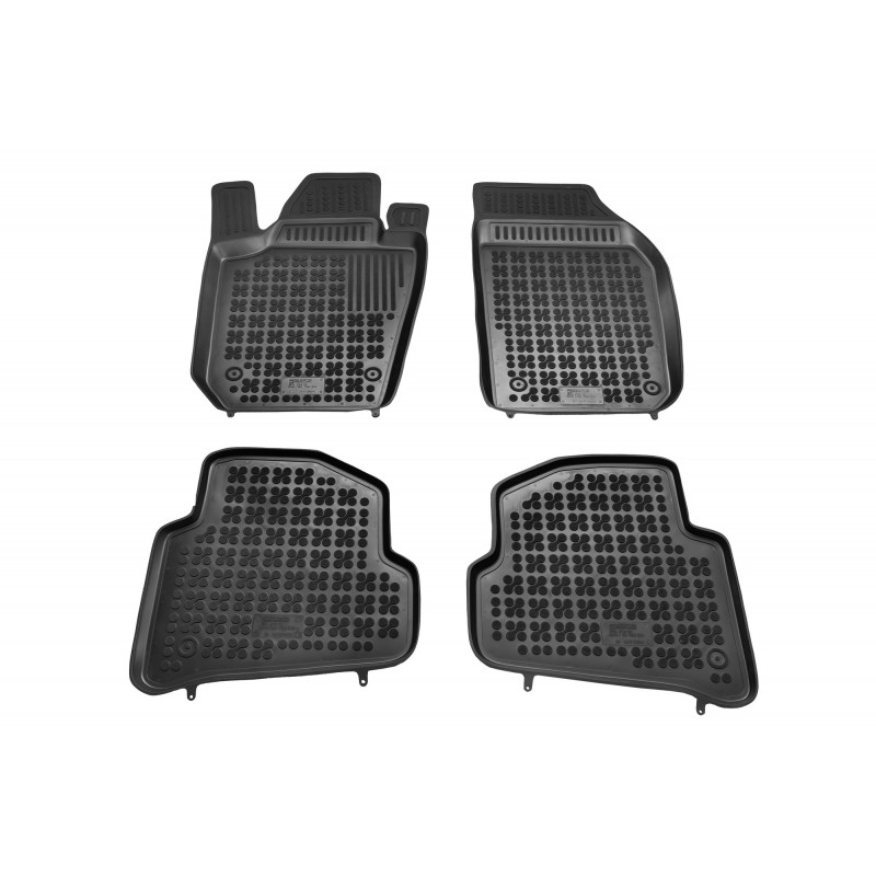 Covorase Presuri Auto Negru din Cauciuc compatibil cu SKODA Fabia III 2014-