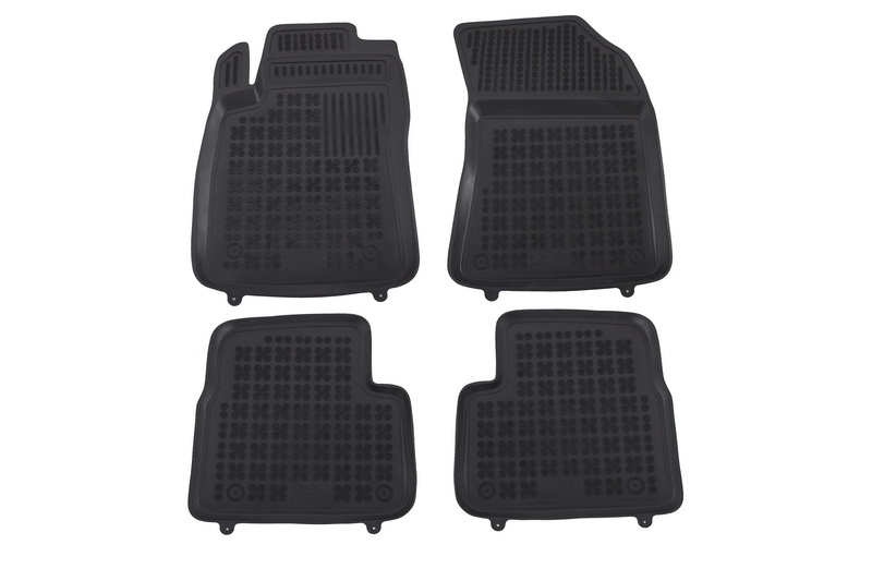 Covorase Presuri Auto Negru din Cauciuc compatibil cu CITROEN C3 2016+