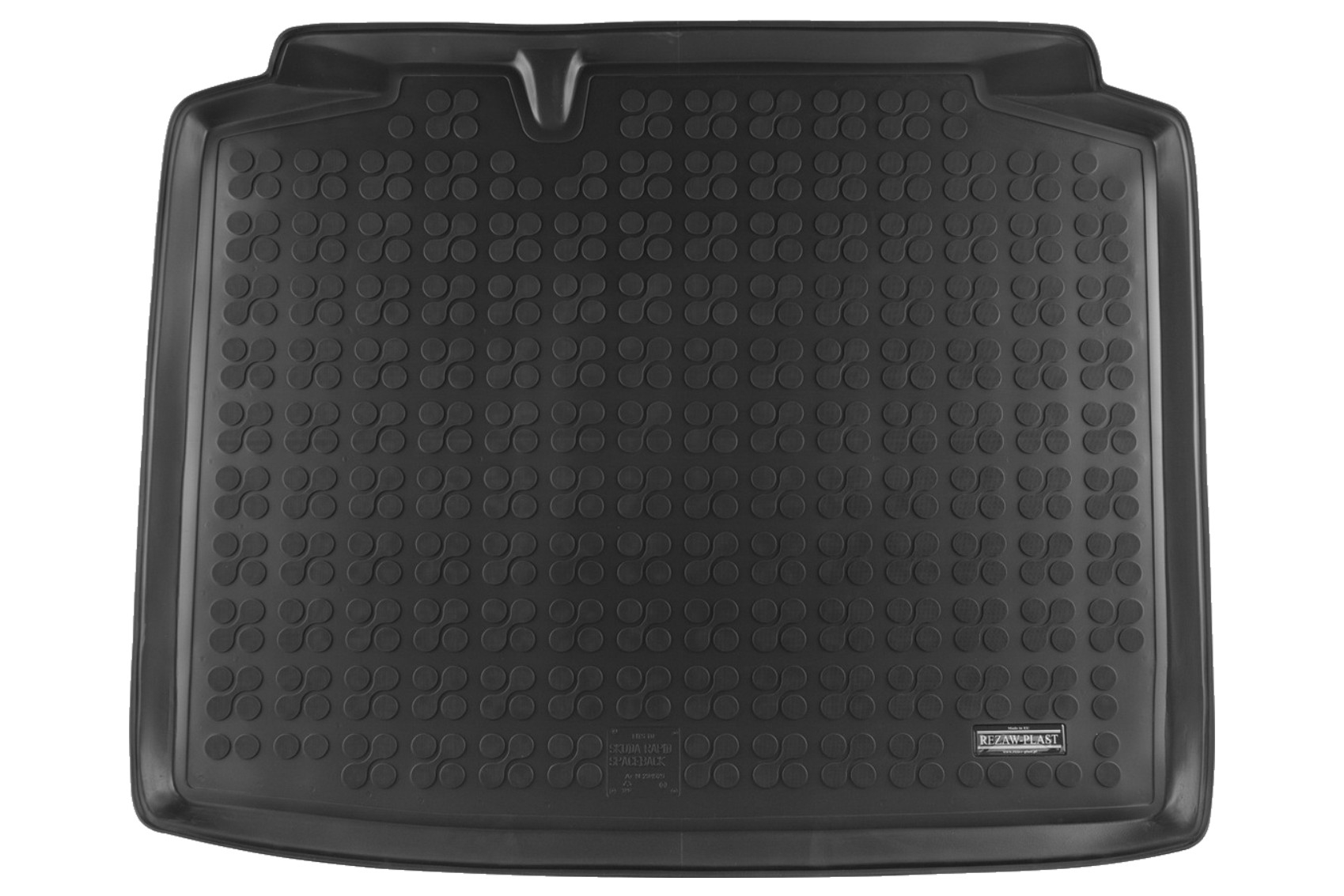 Covoras Tavita portbagaj Negru compatibil cu Skoda RAPID (2013-) Spaceback