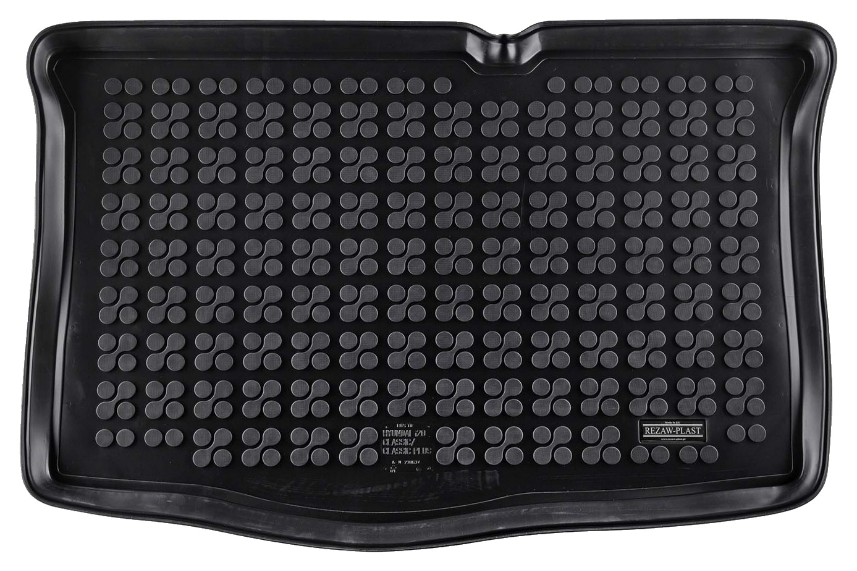 Covoras Tavita portbagaj Negru compatibil cu HYUNDAI i20 II (2014-)